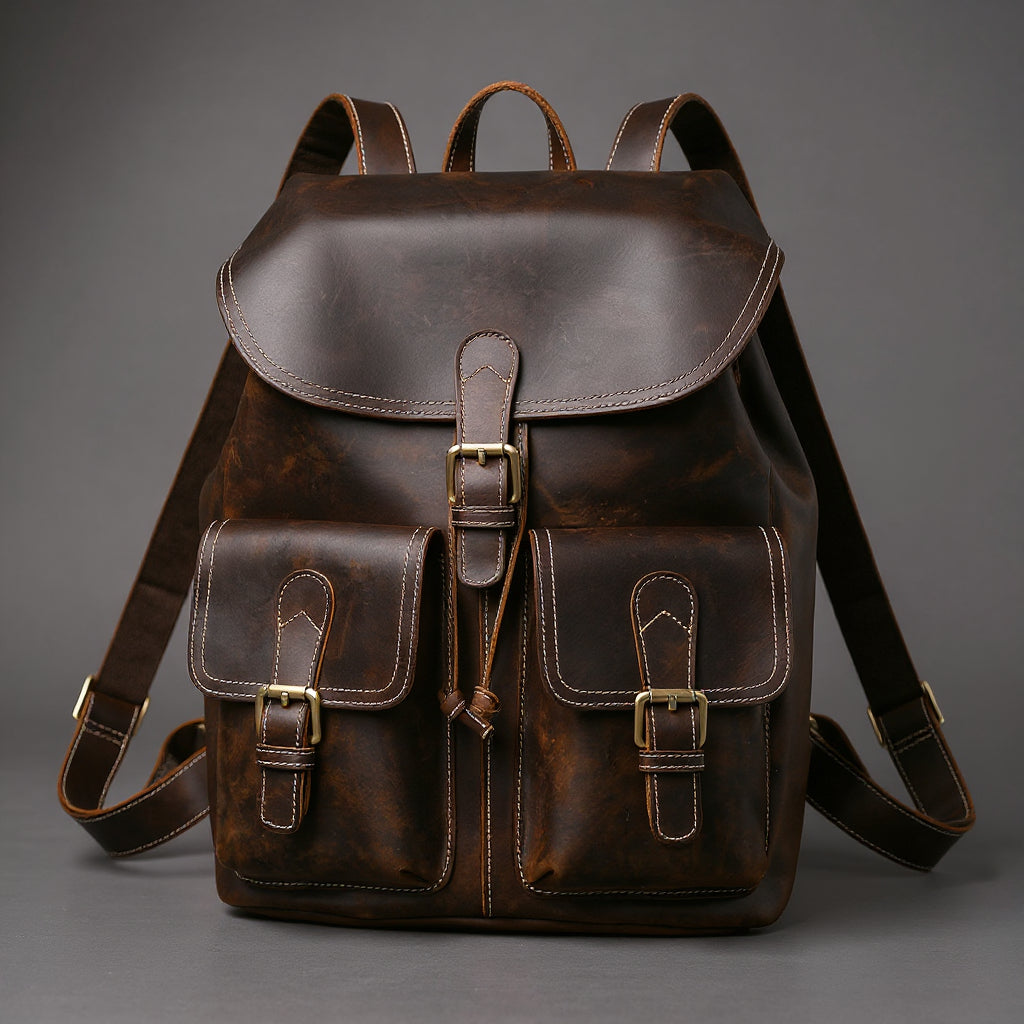 Hudson Genuine Leather Backpack