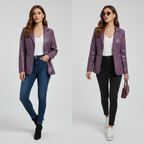 Laura Lambskin Blazer