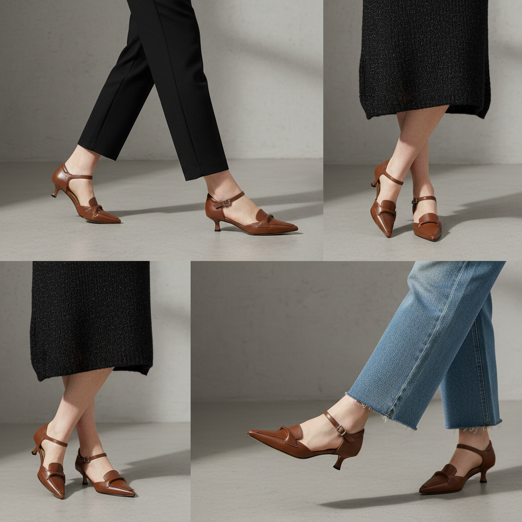 Elaine Kitten Heel Pump