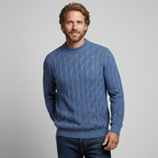 Galway Cable Knit Wool Sweater