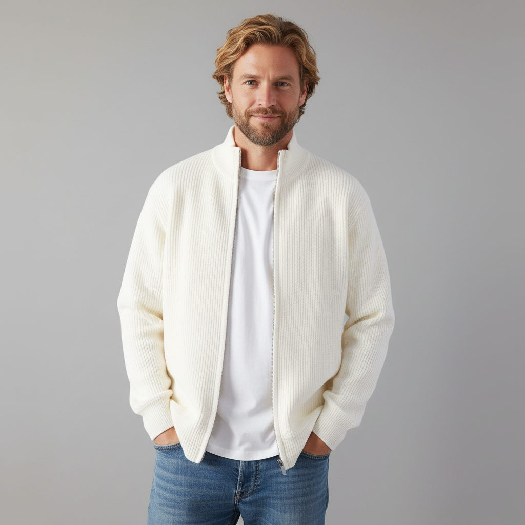 Caleb Waffle Knit Sweater