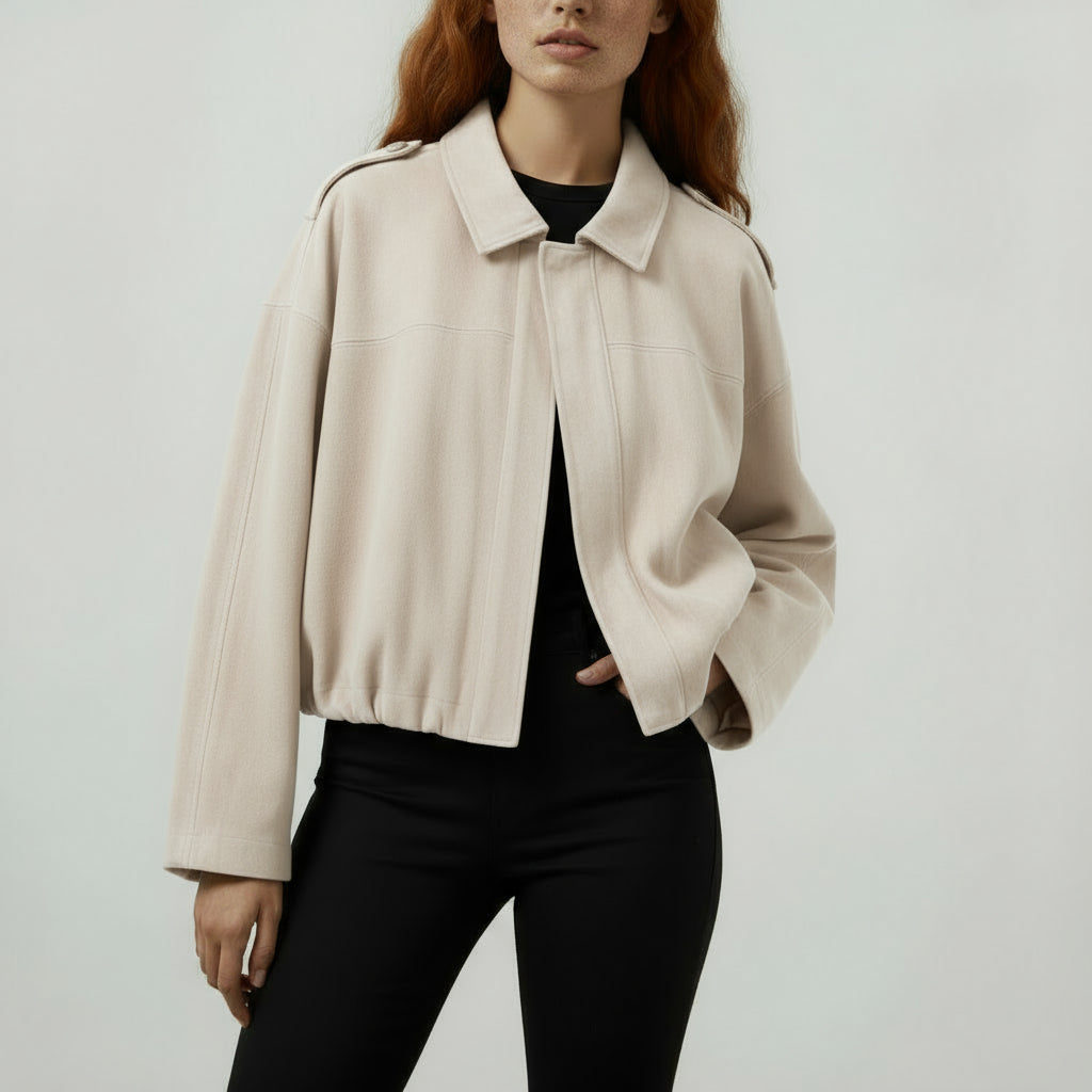 Sandra Suede Bomber Jacket