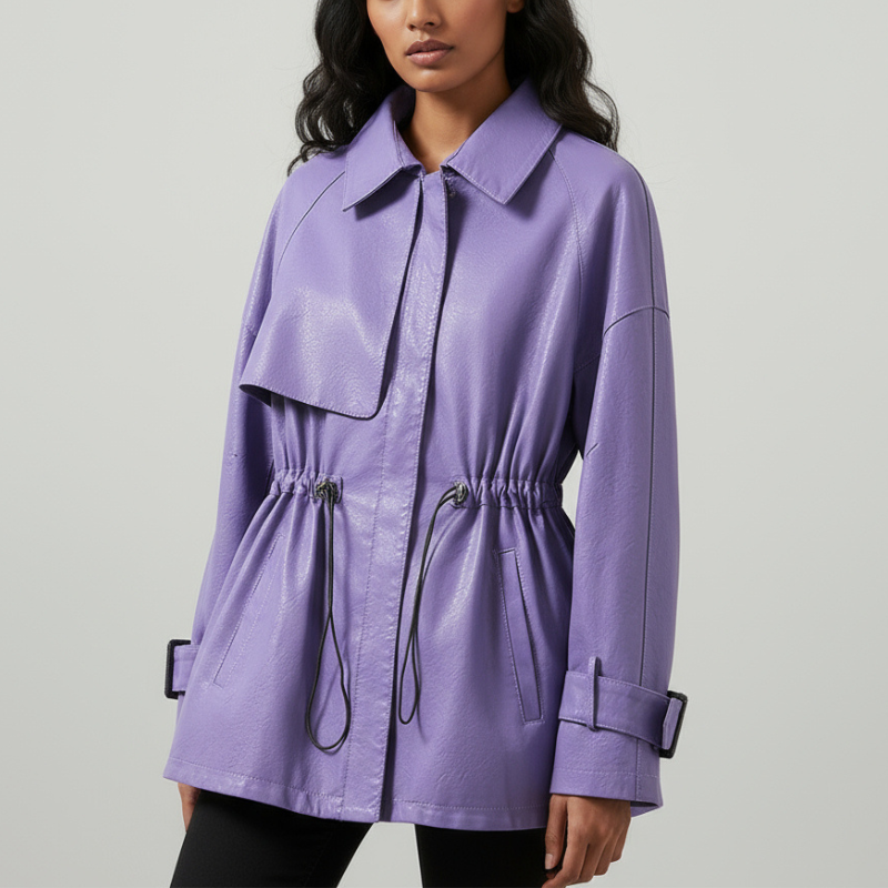 Marlo Sheepskin Leather Jacket